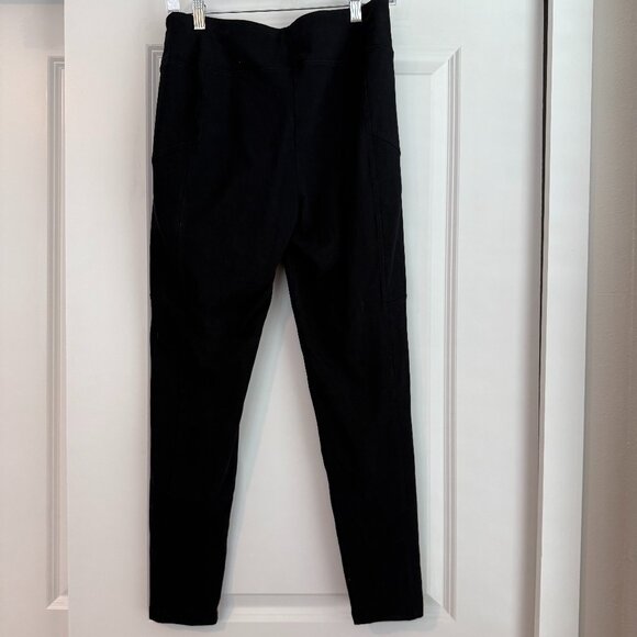 Susan Graver Weekend Regular Premium Stretch Leggings with Zipper Detail Small - Picture 3 of 6
